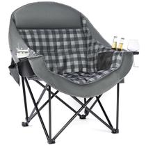 Cadeira de Camping PUVASIA XL Acolchoada Dobrável Reforçada 227 kg Cadeira de Camping PUVASIA XL Acolchoada Dobrável Reforçada 227 kg