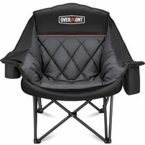 Cadeira de Camping XL Overmont 94x58x56 cm Acolchoada Suporta 181 kg Cadeira de Camping XL Overmont 94x58x56 cm Acolchoada Suporta 181 kg