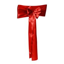 Cadeira de casamento Sash Bow Mesa de cetim Decoração de festa de aniversário de casamento