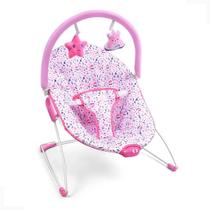 Cadeira de Descanço Multikids Nap Time Com 2 Vibração e 10 Canções de Ninar até 11kg - Rosa - BB291