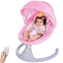 Cadeira de Descanso Bebê Automática Elétrica Bivolt com Controle Remoto Musical 3 Posições Recline Até 18kg e Mosquiteiro Cadeira de Descanso Bebê Automática Elétrica Bivolt com Controle Remoto Musical 3 Posições Recline Até 18kg e Mosquiteiro