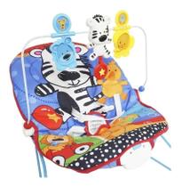 Cadeira De Descanso Bebê Importway BW093AZ Com Vibração E Música Azul