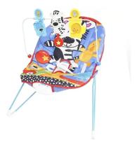 Cadeira De Descanso Bebe Vibração Som Balanço Brinquedo Azul BW093 Importway