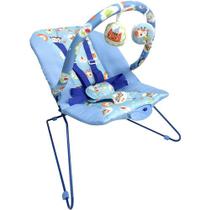 Cadeira de Descanso Bebê Vibratória Lite Azul Baby Style