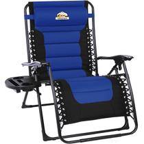 Cadeira de descanso Colegence oversized dobrável para gravidade zero, suporta até 159 kg, azul