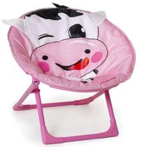 Cadeira de descanso divertida vaquinha rosa - galzerano