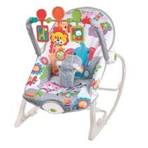 Cadeira De Descanso e Balanço Infantil Com Som Vibração Cinza Cadeira De Descanso e Balanço Infantil Com Som Vibração Cinza