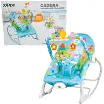 Cadeira de Descanso e Balanço Vibratória Para Bebê 10400 Zippy Toys Cadeira de Descanso e Balanço Vibratória Para Bebê 10400 Zippy Toys