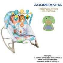Cadeira de Descanso Encantada Leão Bege + Brinquedo Musical - Color Baby
