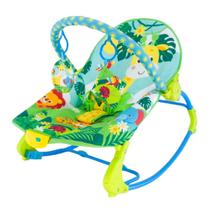 Cadeira de Descanso Infantil Musical Vibratória e Balanço New Rocker Azul - Color Baby