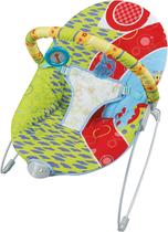 Cadeira de Descanso Infantil Vibratória com Móbile Animais Verde e Vermelho Mastela WL6701-F Ibimboo