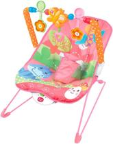 Cadeira de Descanso Vibratória para Bebê Baby com Móbile Guta Guti Rosa Cadeira de Descanso Vibratória para Bebê Baby com Móbile Guta Guti Rosa