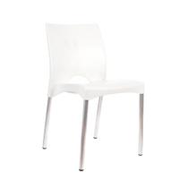 Cadeira de Design Boston Exterior Interior Sala Jantar Pés Alumino Garden Life Cadeira de Design Boston Exterior Interior Sala Jantar Pés Alumino Garden Life