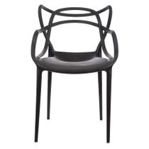 Cadeira de Designer Allegra Empilhavel Interior e Exterior Sala Jantar Resistente Garden Life Cadeira de Designer Allegra Empilhavel Interior e Exterior Sala Jantar Resistente Garden Life