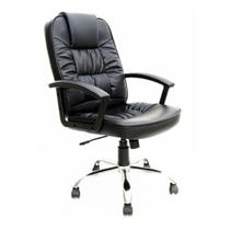 Cadeira de Escritório Baixa Fixa Viseu - Preta