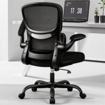 Cadeira de Escritório BESTFAIR Ergonômica em Tela com Apoio Lombar