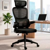 Cadeira De Escritório Chairman Ergonômica Com Suporte Lombar E Apoio Cabeça Encosto Reclinável Nienz Cadeira De Escritório Chairman Ergonômica Com Suporte Lombar E Apoio Cabeça Encosto Reclinável Nienz