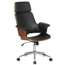 Cadeira De Escritório Coimbra - Pu Preto Cadeira De Escritório Coimbra - Pu Preto