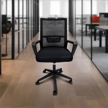 Cadeira de Escritório com Rodinhas HY-690 com Elevador á Gás GL