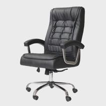 Cadeira De Escritório Confortavel Giratória Presidente Big Com Molas Ensacadas Moderna Preto Cadeira De Escritório Confortavel Giratória Presidente Big Com Molas Ensacadas Moderna Preto