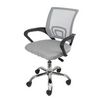 Cadeira De Escritório Diretor Ergonômica Cinza Encosto Em Tela Base Giratória Tok Cadeira De Escritório Diretor Ergonômica Cinza Encosto Em Tela Base Giratória Tok