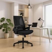 Cadeira de Escritório Diretor Ergonômica Premium Toledo Preto