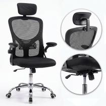 Cadeira de Escritório Diretor Giratória Preta Ergonômica Eagle Force