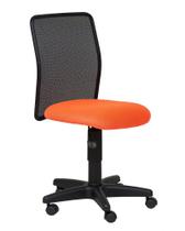 Cadeira de Escritório Diretor Giratória Tela Travel Laranja - RB Cadeiras