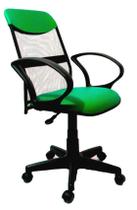 Cadeira de Escritório Diretor pistão a gás corano Verde - RB Cadeiras