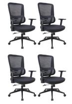 Cadeira de Escritório Diretor Titan - Preta