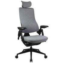 Cadeira de Escritório Dr. Office Adapt Plus, Ajustável, Tecido, 3D, Reclinável, Preta e Cinza, DR-CH-APR3DBGF Cadeira de Escritório Dr. Office Adapt Plus, Ajustável, Tecido, 3D, Reclinável, Preta e Cinza, DR-CH-APR3DBGF