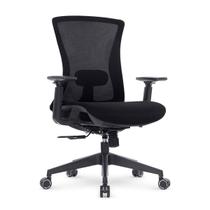 Cadeira de Escritório DT3 Vicenza Black - Apoio de Braço Ajustável - Preta - 13385-0 Cadeira de Escritório DT3 Vicenza Black - Apoio de Braço Ajustável - Preta - 13385-0