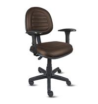 Cadeira de escritório em base giratória com braço regulável- pp18 - Loja PegaPega