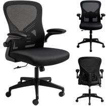 Cadeira De Escritório Ergonômica Assento Com Espuma Injetada Regulagem De Altura Ajuste Lombar Estofado Respirável Em Mesh Braços Retrátil Marca Brin7 Cadeira De Escritório Ergonômica Assento Com Espuma Injetada Regulagem De Altura Ajuste Lombar Estofado Respirável Em Mesh Braços Retrátil Marca Brin7