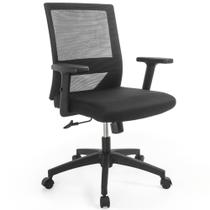 Cadeira de Escritório Ergonômica Chicago Diretor Tela Mesh com Relax - Preto