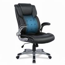 Cadeira de escritório ergonômica COLAMY com suporte lombar e braços rebatíveis Cadeira de escritório ergonômica COLAMY com suporte lombar e braços rebatíveis