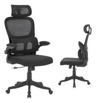 Cadeira de Escritório Ergonômica Com Apoio Lombar e Apoio de