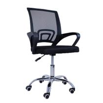 Cadeira de Escritório Ergonômica Diretor Tok Begônia Office Estofado Preto