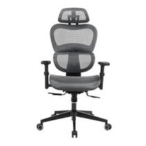 Cadeira de Escritório Ergonômica DT3 Alera+, Até 120Kg, Apoio de Braço 3D, Cinza - 13943-0