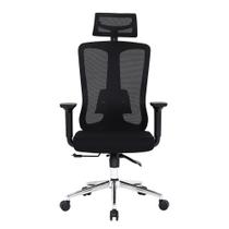 Cadeira de Escritório Ergonômica DT3 Maya, Até 120kg, Descanso de Braço 2D, Cilindro Classe 4, Preto - 11732-4