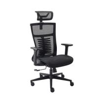 Cadeira De Escritório Ergonômica Elements Vertta Pro Preto