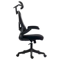 Cadeira de Escritório Ergonômica Essential Daily Pistão a Gás Classe 3 até 120kg Reclinável com Apoio de Braço e Apoio Lombar com Ajuste