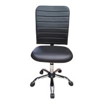 Cadeira De Escritório Ergonômica Esteirinha Office Preta Confortável Giratória Secretária Com Rodinhas