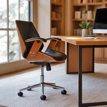 Cadeira de Escritório Ergonômica Giratória Fratini Kopenhagen Diretor Office Preta