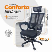 Cadeira de Escritório Ergonômica Presidente Paris