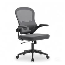 Cadeira de Escritório Executiva Base Preta com Rodinha Fortt Linea Cinza - CSF20-CZ Cadeira de Escritório Executiva Base Preta com Rodinha Fortt Linea Cinza - CSF20-CZ