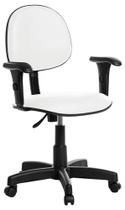 Cadeira de Escritório Executiva com Braço Rce Branco Cadeira de Escritório Executiva com Braço Rce Branco