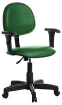 Cadeira De Escritório Executiva Com Braço Rj Cor Verde