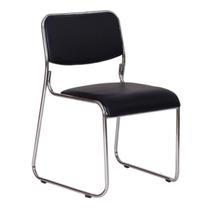 Cadeira de Escritório Fixa Cromada DAKAR - COR PRETO - 31100