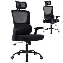 Cadeira de Escritório Gamer Clanm Ronin Ergonômica Apoio de Braço Ajustável Base de Metal Suporta Até 120Kg Tela Mesh